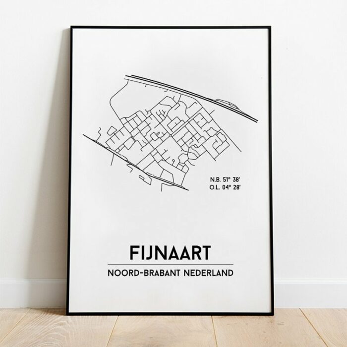Fijnaart city poster
