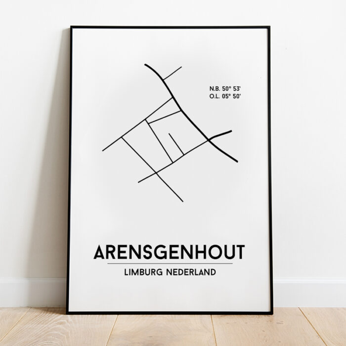 Arensgenhout city poster