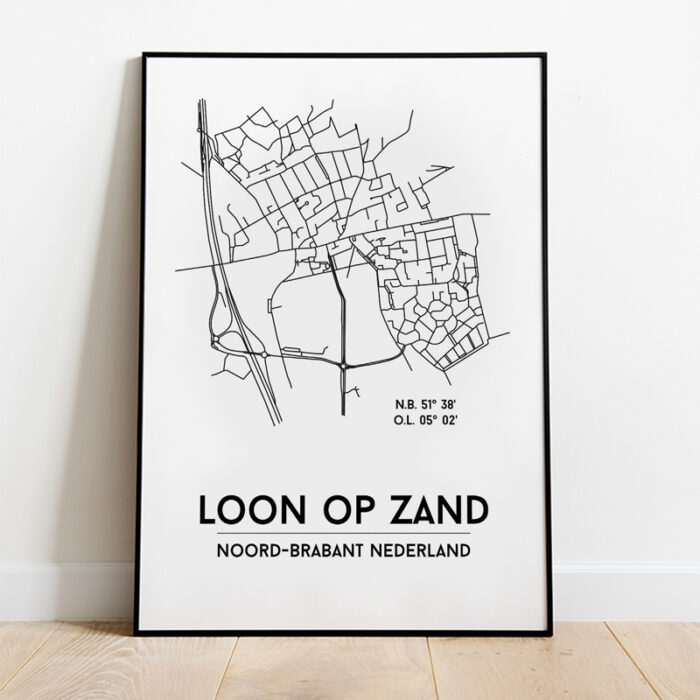 Loon op Zand city poster