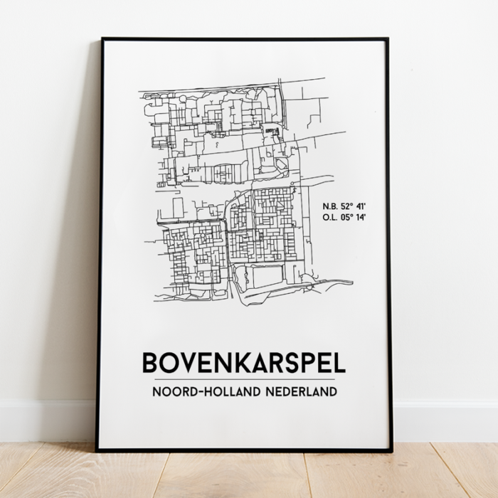 Bovenkarspel city poster