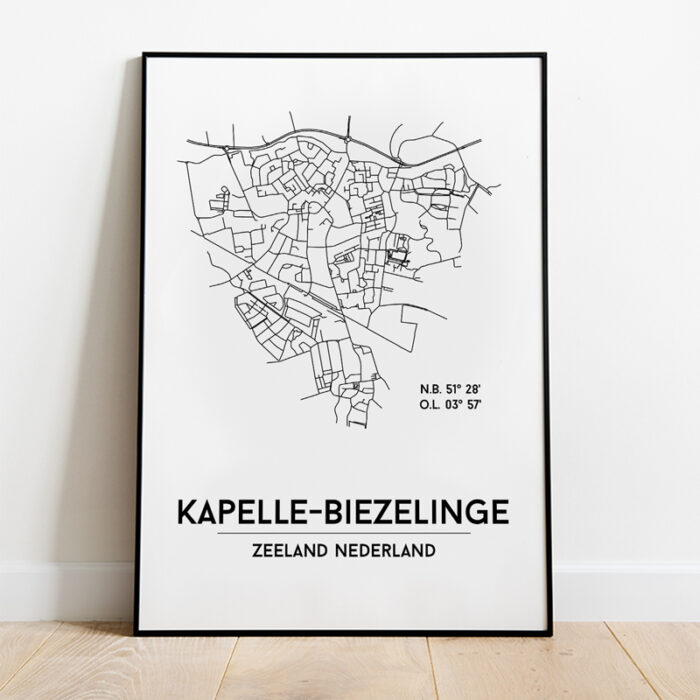 Kapelle-Biezelinge city poster