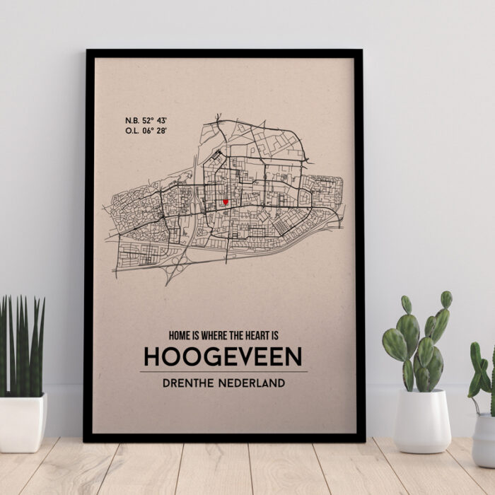 Hoogeveen city poster - Afbeelding 2