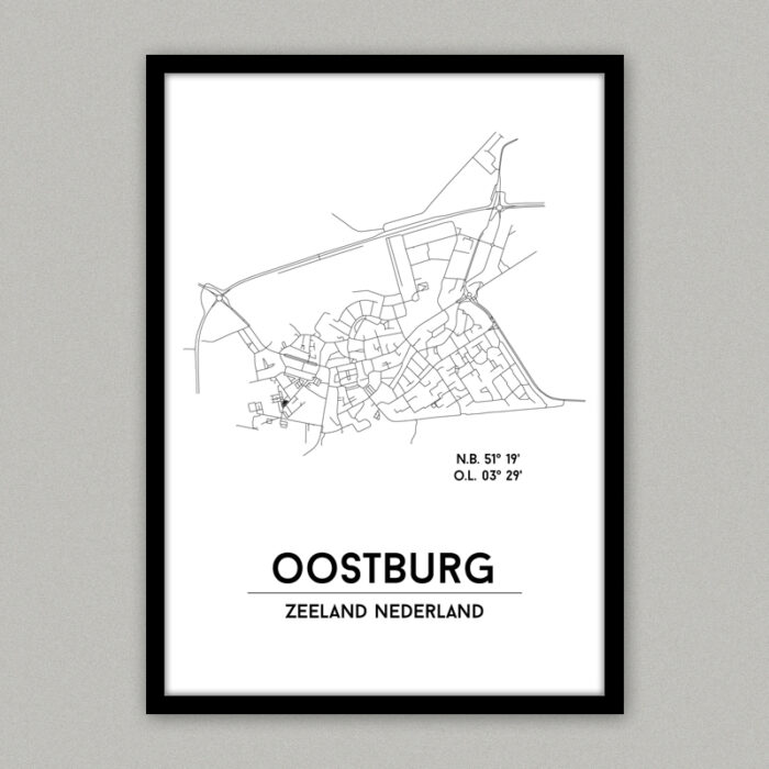 Oostburg city poster