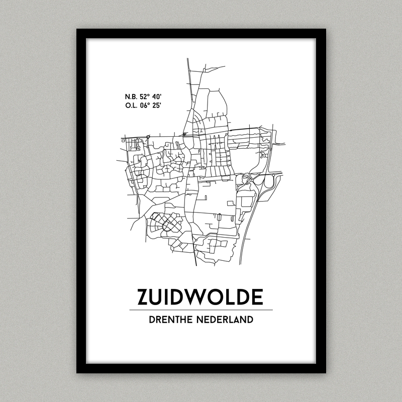 Zuidwolde city poster