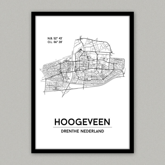 Hoogeveen city poster
