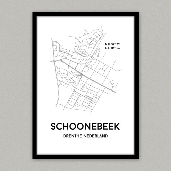 Schoonebeek city poster