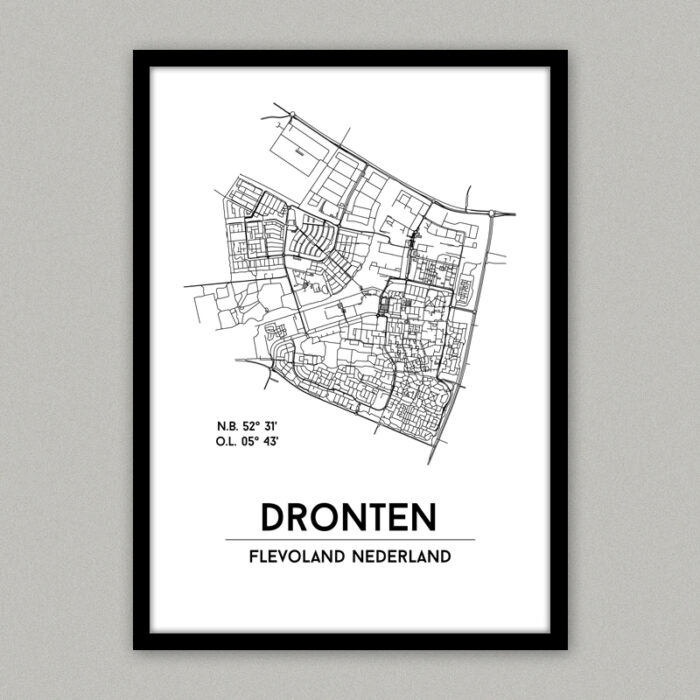 Dronten city poster