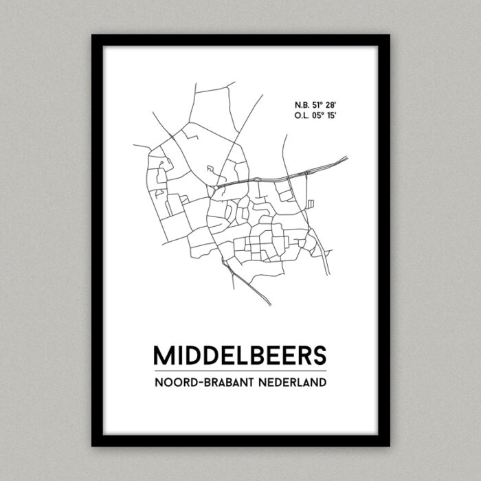 Middelbeers city poster