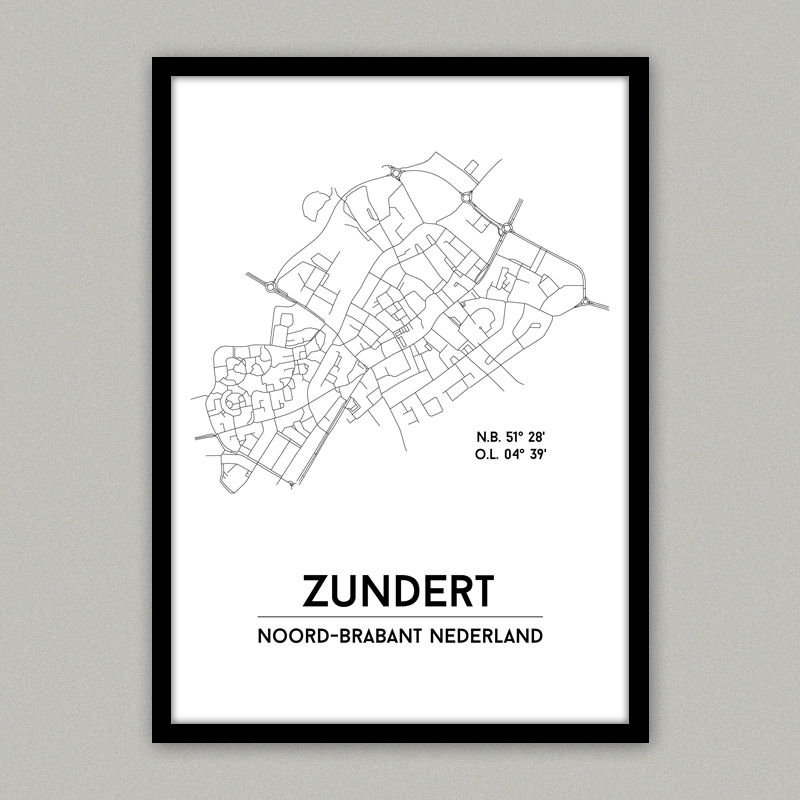 Zundert city poster