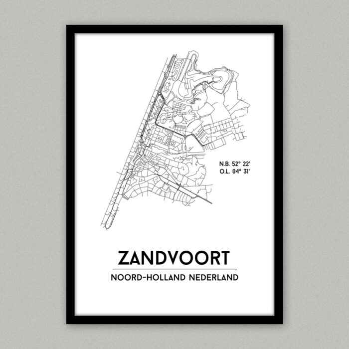 Zandvoort city poster