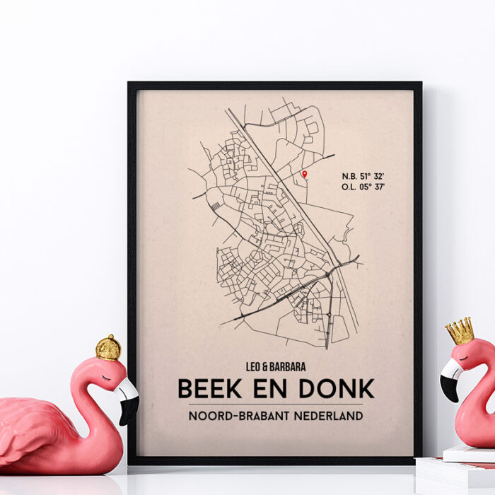 Beek en Donk city poster - Afbeelding 2