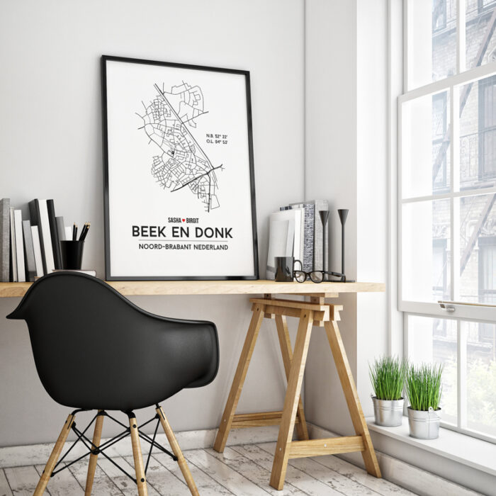 Beek en Donk city poster - Afbeelding 3
