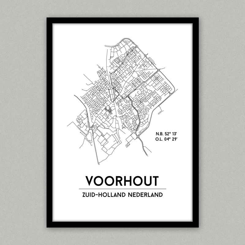 Voorhout city poster