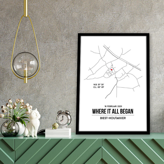 Biest-Houtakker city poster - Afbeelding 3