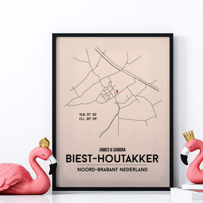 Biest-Houtakker city poster - Afbeelding 2