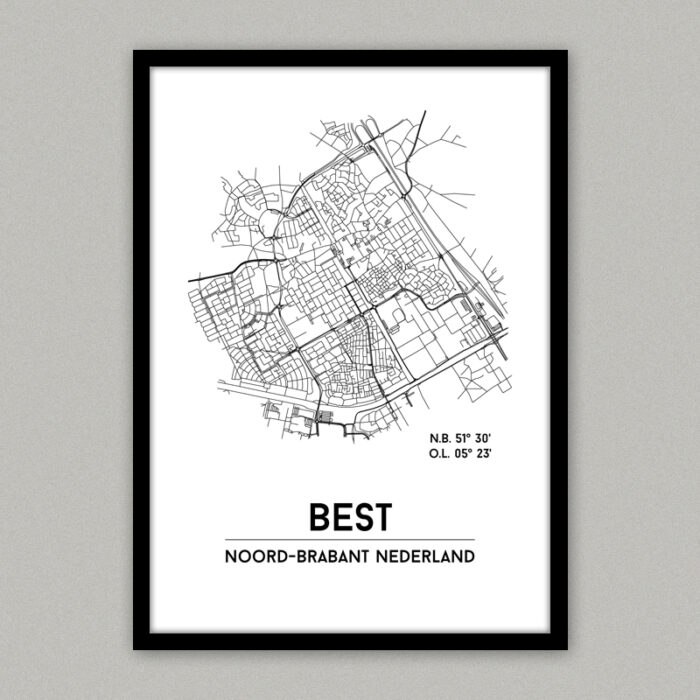 Best plattegrond poster