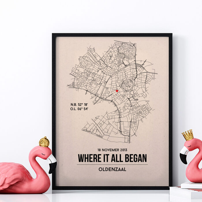 Oldenzaal city poster - Afbeelding 2