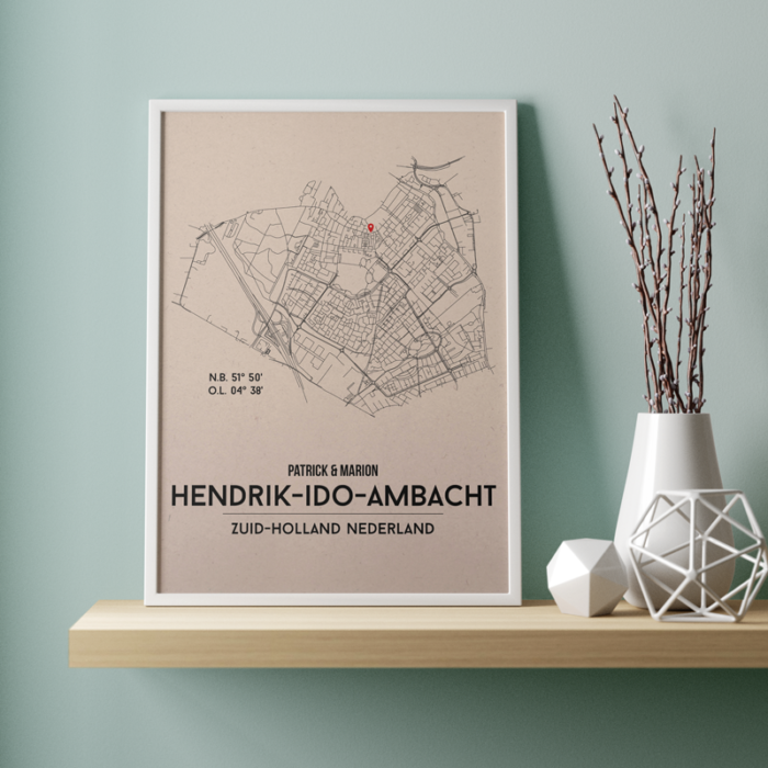 Hendrik-Ido-Ambacht city poster - Afbeelding 2