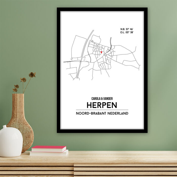 Herpen city poster - Afbeelding 2