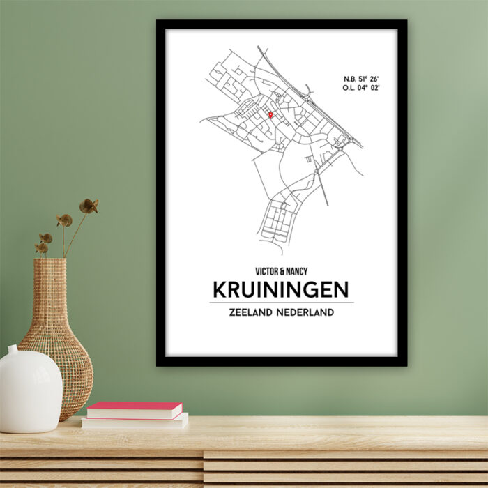 Kruiningen city poster - Afbeelding 2