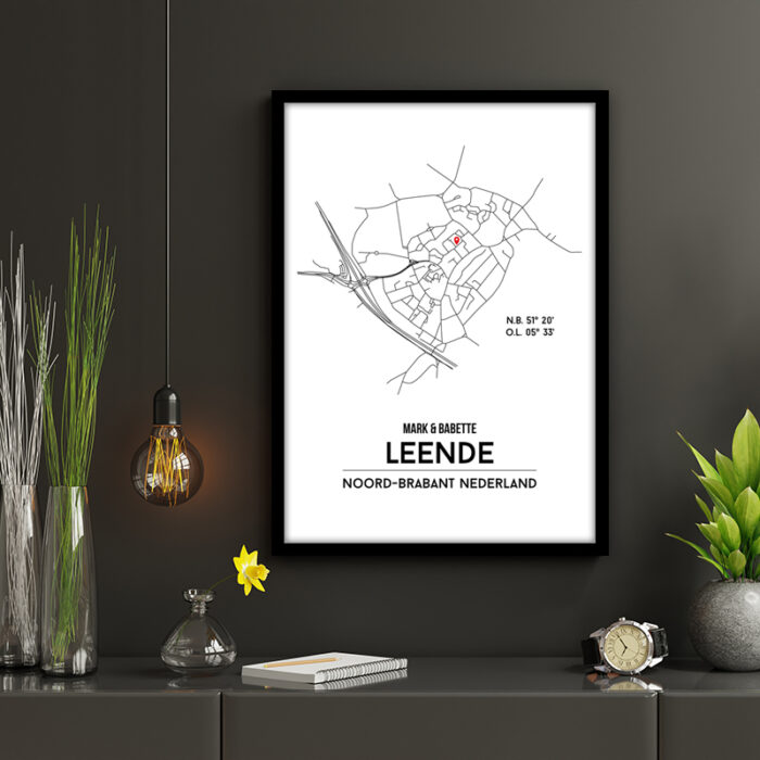 Leende city poster - Afbeelding 2