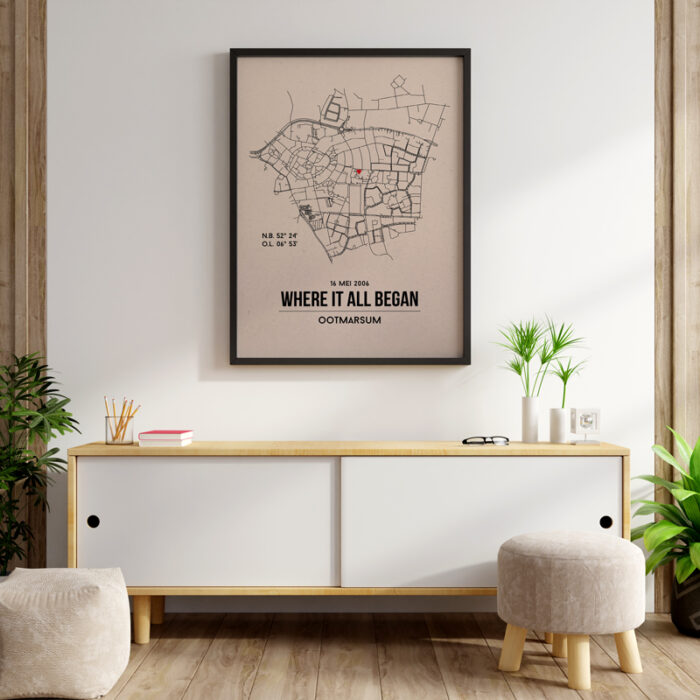 Ootmarsum city poster - Afbeelding 2