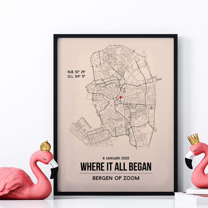 Bergen op Zoom city poster - Afbeelding 3
