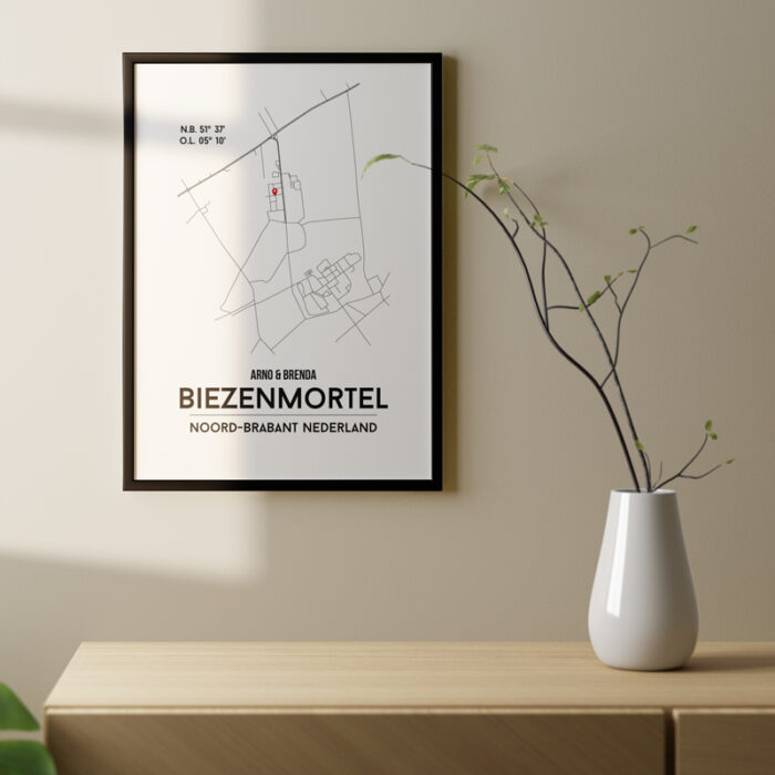 Biezenmortel city poster - Afbeelding 3