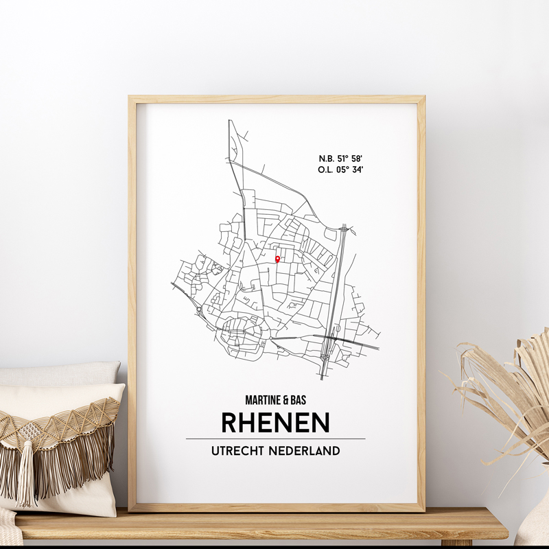 Rhenen city poster - Afbeelding 3