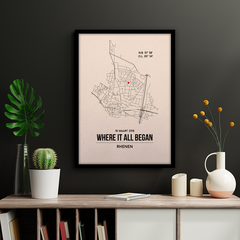 Rhenen city poster - Afbeelding 2