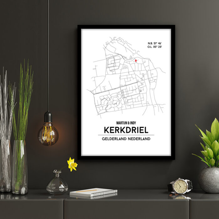 Kerkdriel city poster - Afbeelding 2