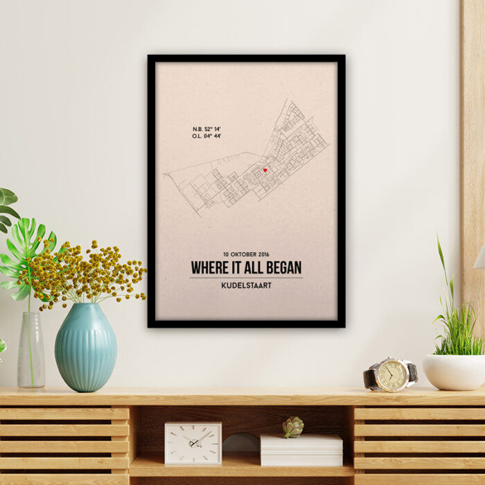Kudelstaart city poster - Afbeelding 2
