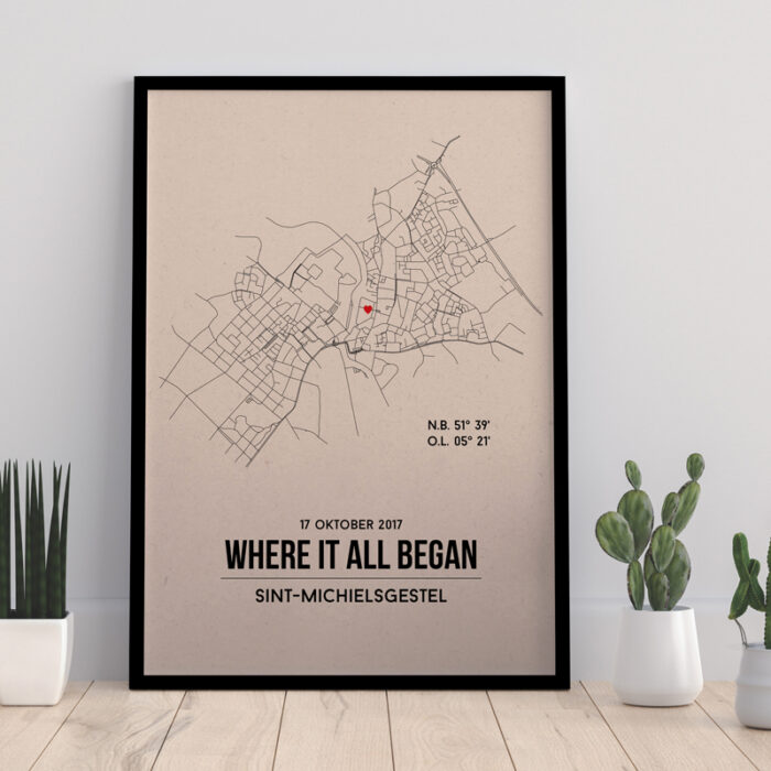 Sint-Michielsgestel city poster - Afbeelding 2