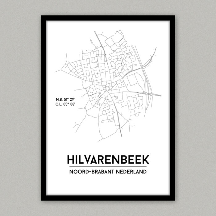 Hilvarenbeek city poster