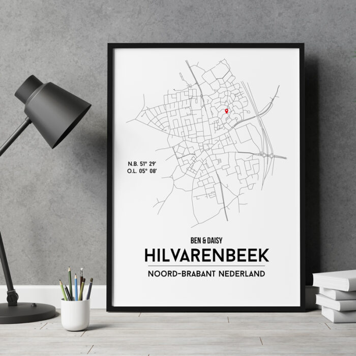 Hilvarenbeek city poster - Afbeelding 2