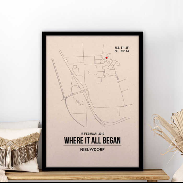 Nieuwdorp city poster - Afbeelding 3