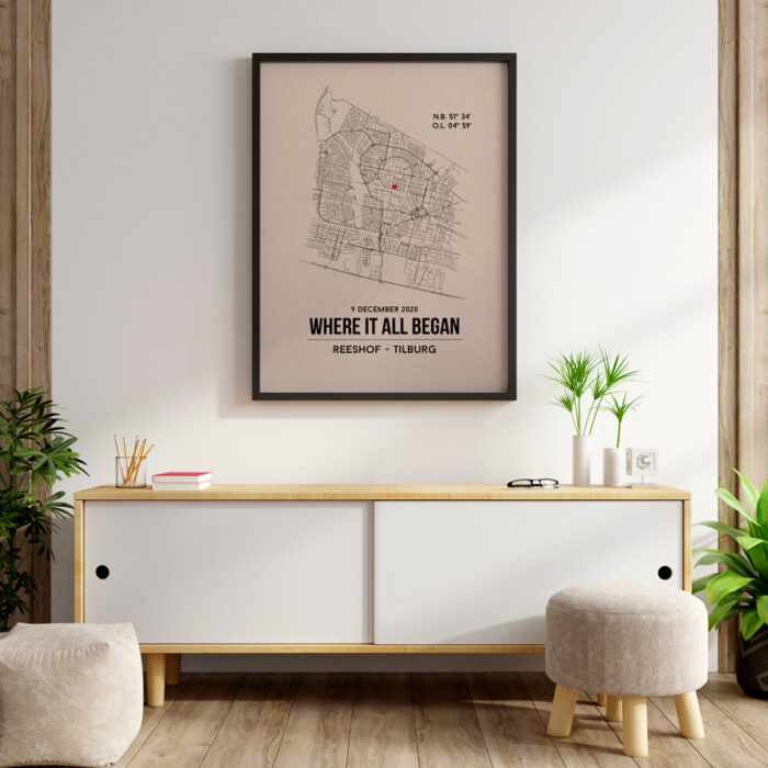 Tilburg - Reeshof city poster - Afbeelding 3