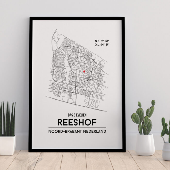 Tilburg - Reeshof city poster - Afbeelding 2