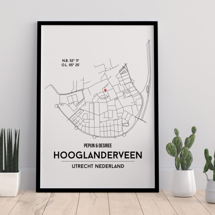 Hooglanderveen city poster - Afbeelding 3
