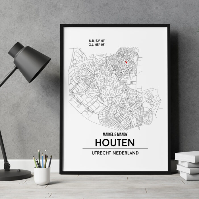 Houten city poster - Afbeelding 2