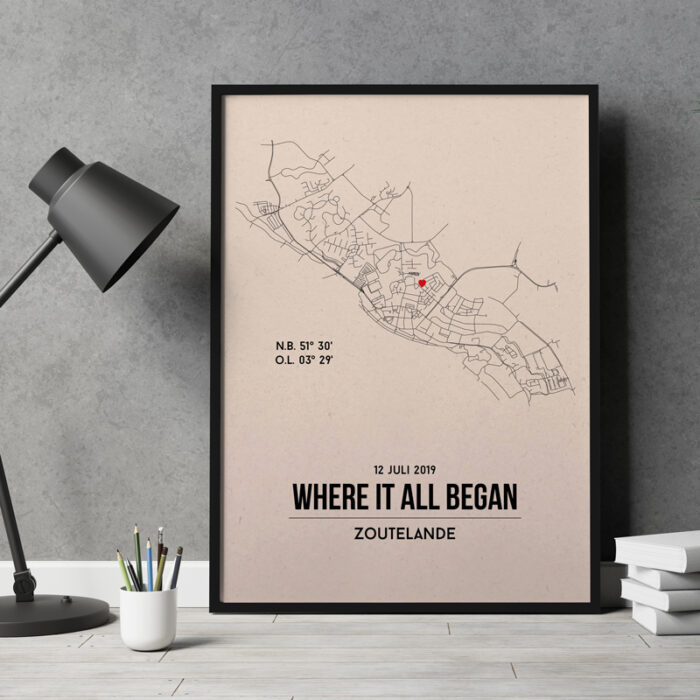 Zoutelande city poster - Afbeelding 3