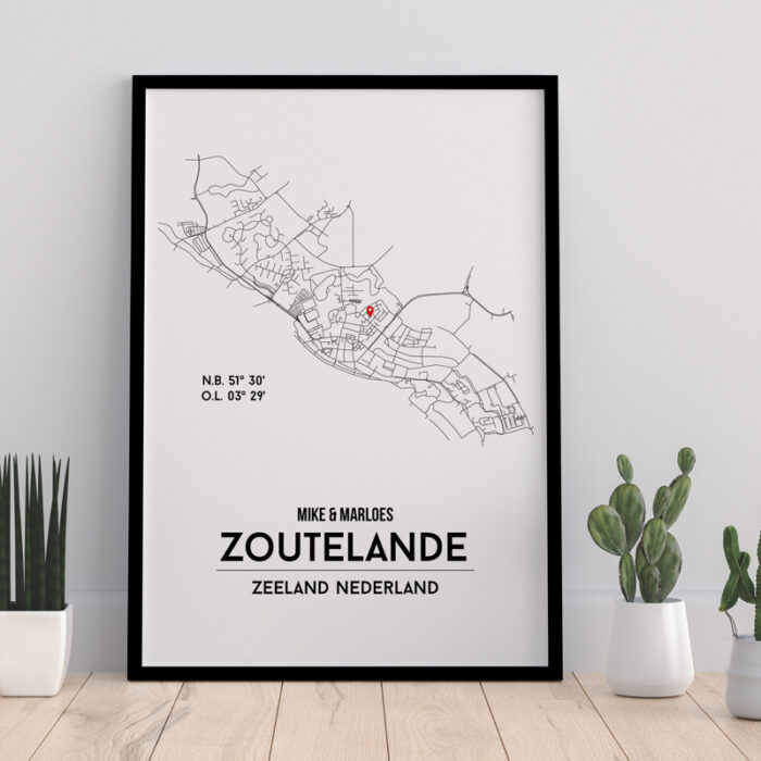 Zoutelande city poster - Afbeelding 2