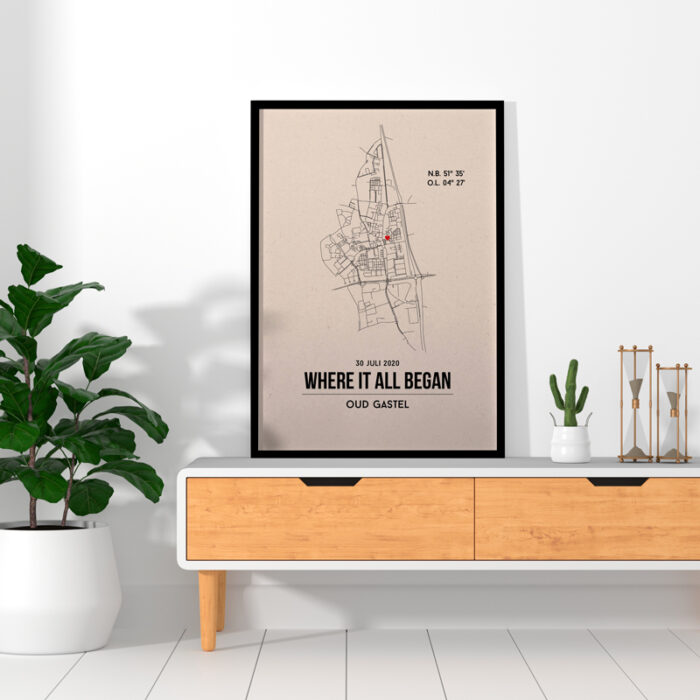 Oud Gastel city poster - Afbeelding 3