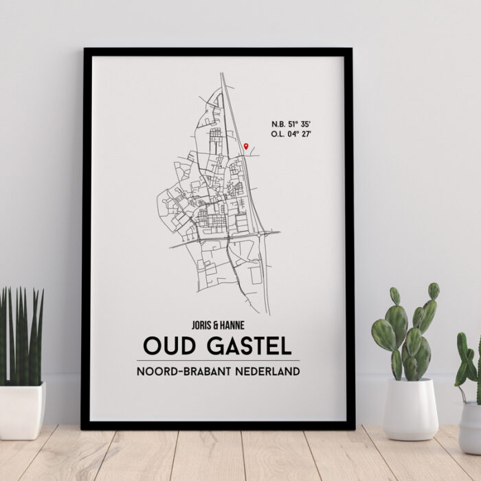 Oud Gastel city poster - Afbeelding 2