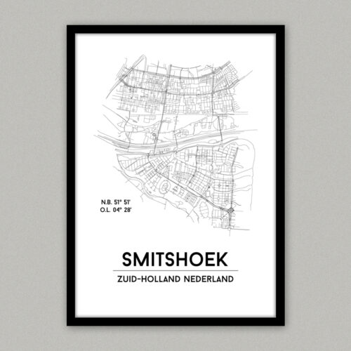Plattegrondposter Smitshoek