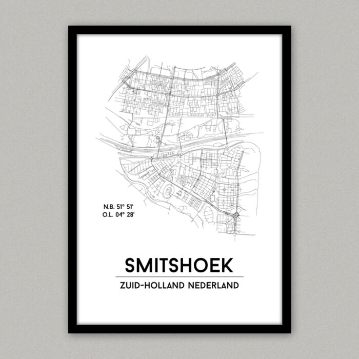 Plattegrondposter Smitshoek
