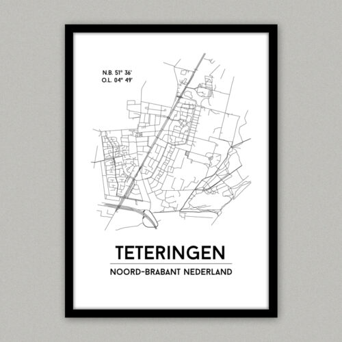 Plattegrondposter Teteringen