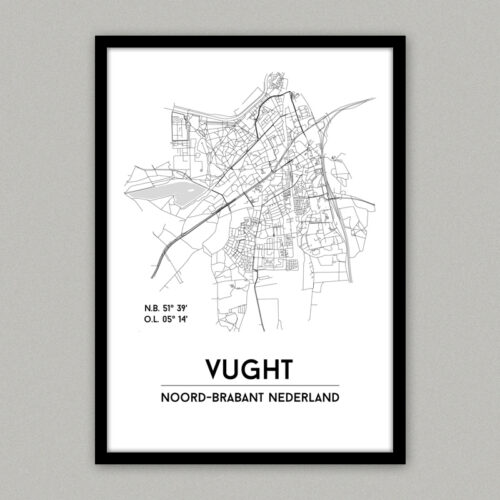 plattegrondposter Vught