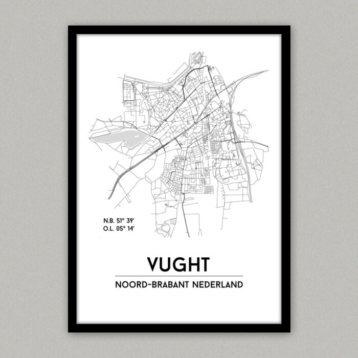 plattegrondposter Vught